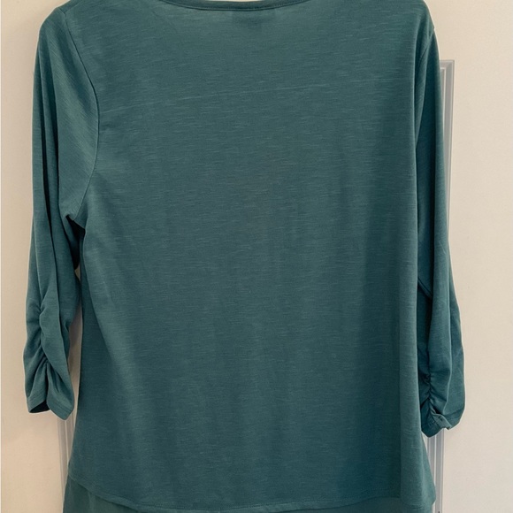 Style & Co 3/4 Sleeve Top - NWT - Large - Green Nectar - Picture 6 of 6
